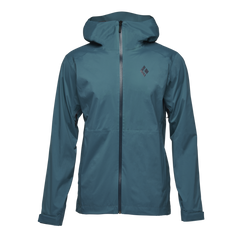 Black Diamond Stormline Stretch Rain Shell wasserdichte Herrenjacke, creek blue