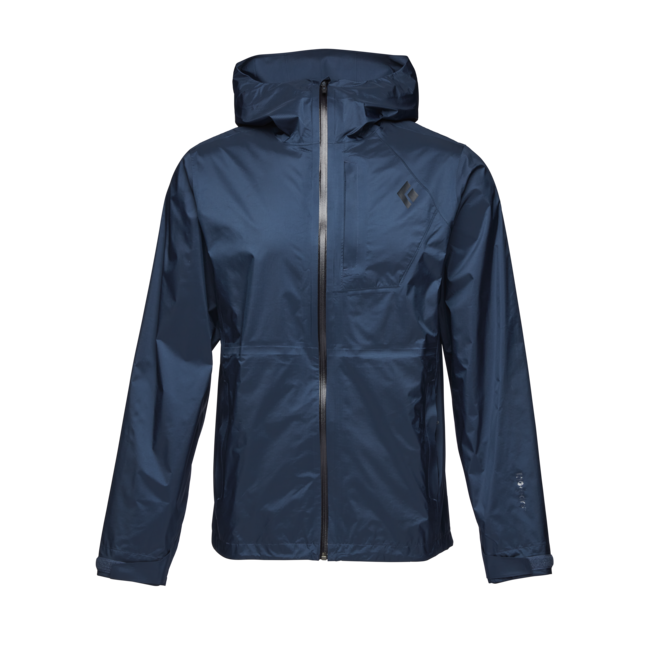 Black Diamond Treeline Rain Shell Waterproof Jacket, indigo