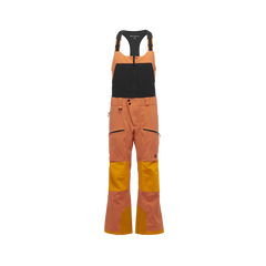 Black Diamond Recon Stretch Pro Bibs Herrenhose mit Hosenträgern, bd orange-flame orange