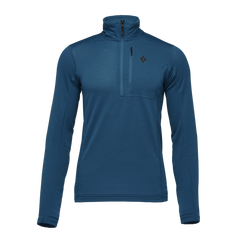 Black Diamond Coefficient Lt Herren-Langarmshirt mit Reißverschluss, kingfisher