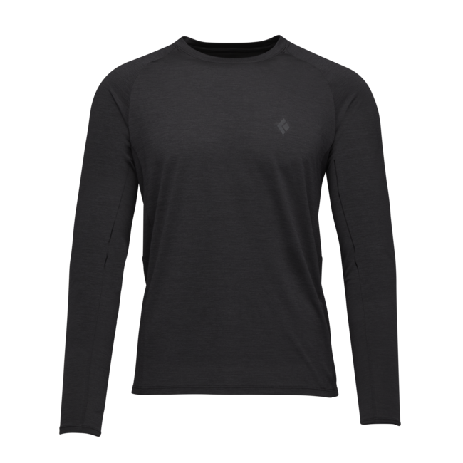 Black Diamond Lightwire Tech herren long sleeve T-shirt, schwarz