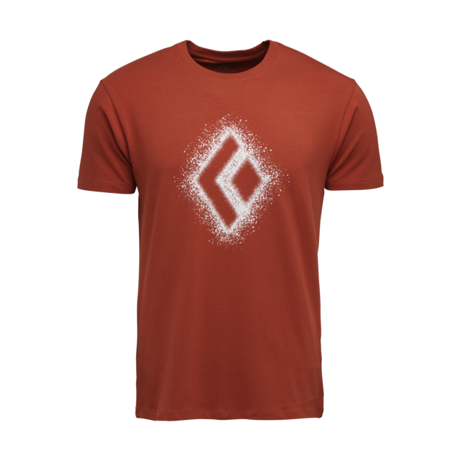 Black Diamond Chalked Up 2.0 herren Kurzarm-T-shirt, burnt sienna