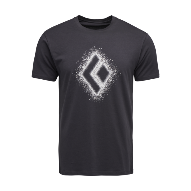 Black Diamond Chalked Up 2.0 herren kurzarm-T-shirt, anthrazit