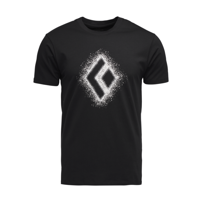 Black Diamond Chalked Up 2.0 herren kurzarm-T-shirt, schwarz