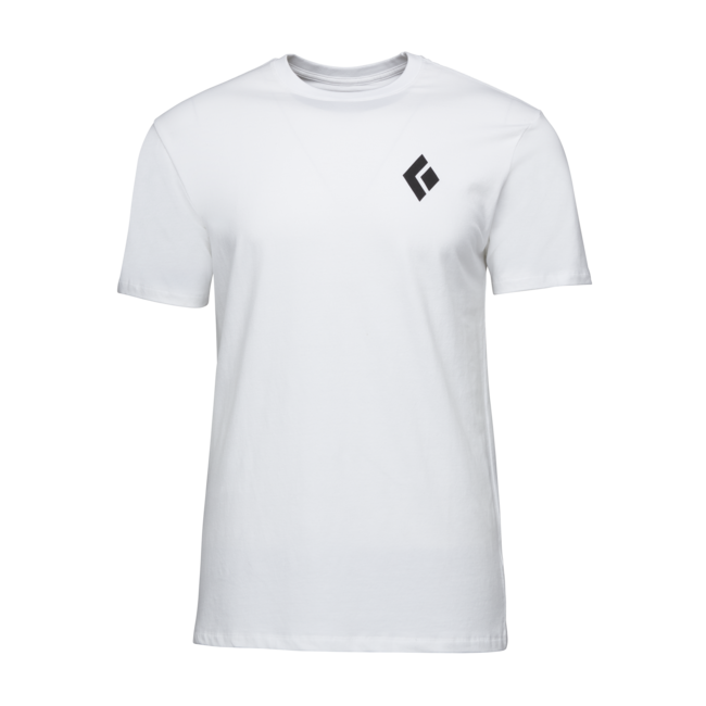 Black Diamond herren Kurzarm-T-shirt Ausrüstung für Alpinisten, weiß