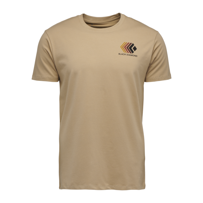 Black Diamond Faded herren kurzarm-T-shirt, khaki