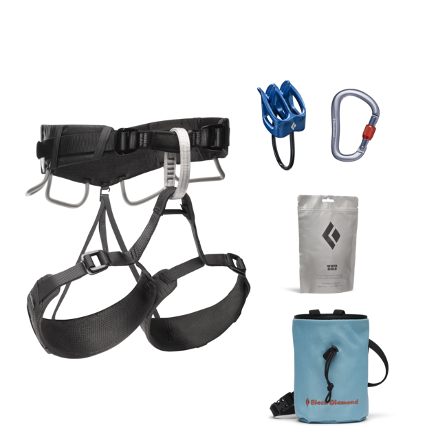 Black Diamond Momentu4S sitzgurt-set, anthrazit