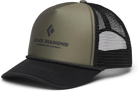 Black Diamond Cap Flat Bill Trucker, tundra-schwarz