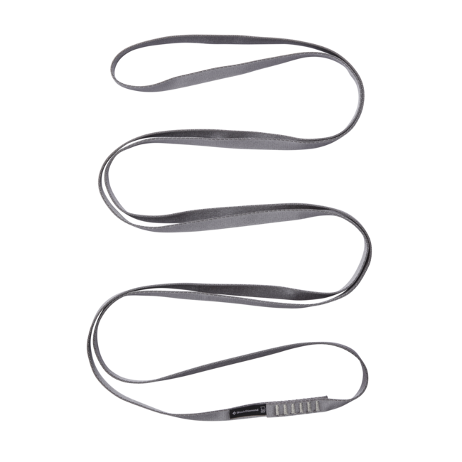 Black Diamond Loop 18 Mm Nylon Runner 180 Cm, grau