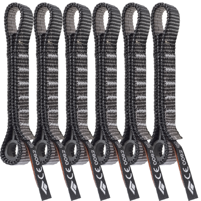 Black Diamond Loop Standard Dogbone 12 Cm 6er Set