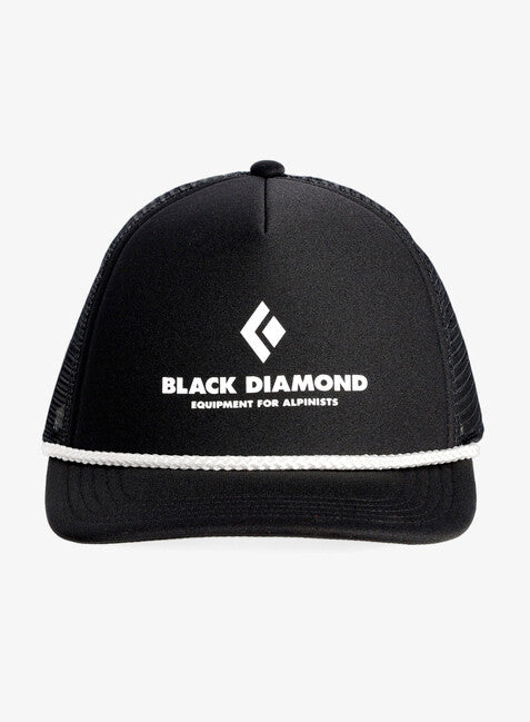 Black Diamond Cap Flat Bill Trucker, schwarz-schwarz eqpmnt für alpnst