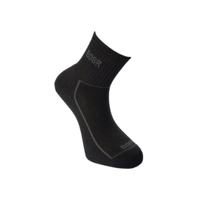 Bobr Sportsocken Frühling / Herbst, 1 Paar, schwarz