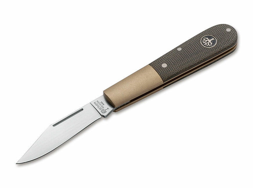 BÖKER Barlow Expedition taschenmesser 6,4 cm, grün, micarta