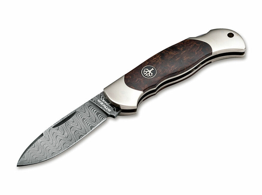 BÖKER Junior Scout taschenmesser 7 cm, damast, curly birch