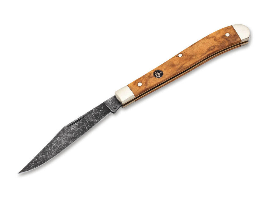 BÖKER Manufaktur Solingen Delicate Acid Olive taschenmesser 8,3 cm, olivenholz, scheide