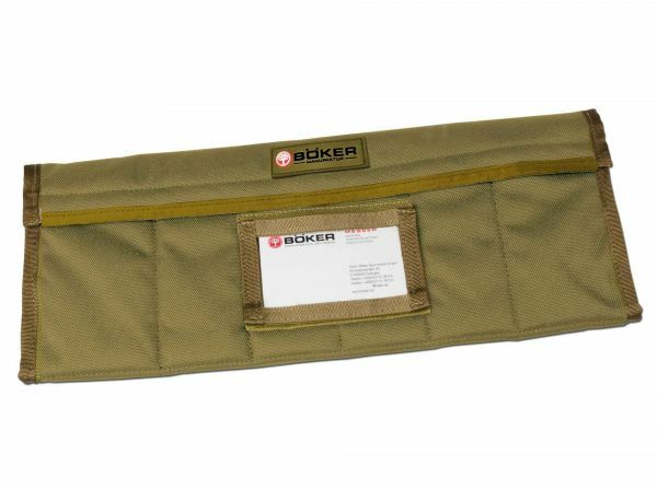 BÖKER Manufaktur Valut scheide 40cm für 12 messer, khakifarbene nylonscheide