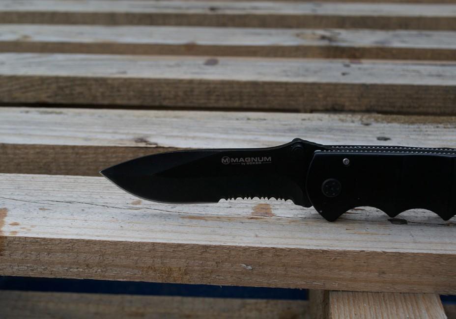 BÖKER Magnum aufklappmesser 23cm, black spear