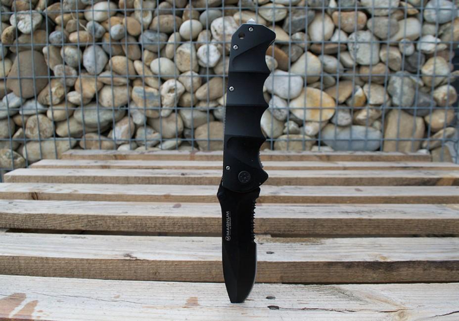 BÖKER Magnum aufklappmesser 23cm, black spear