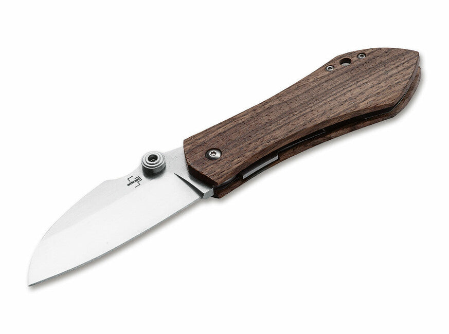 BÖKER Plus Anso robustes taschenmesser 8,7 cm, zebraholz, nylonscheide