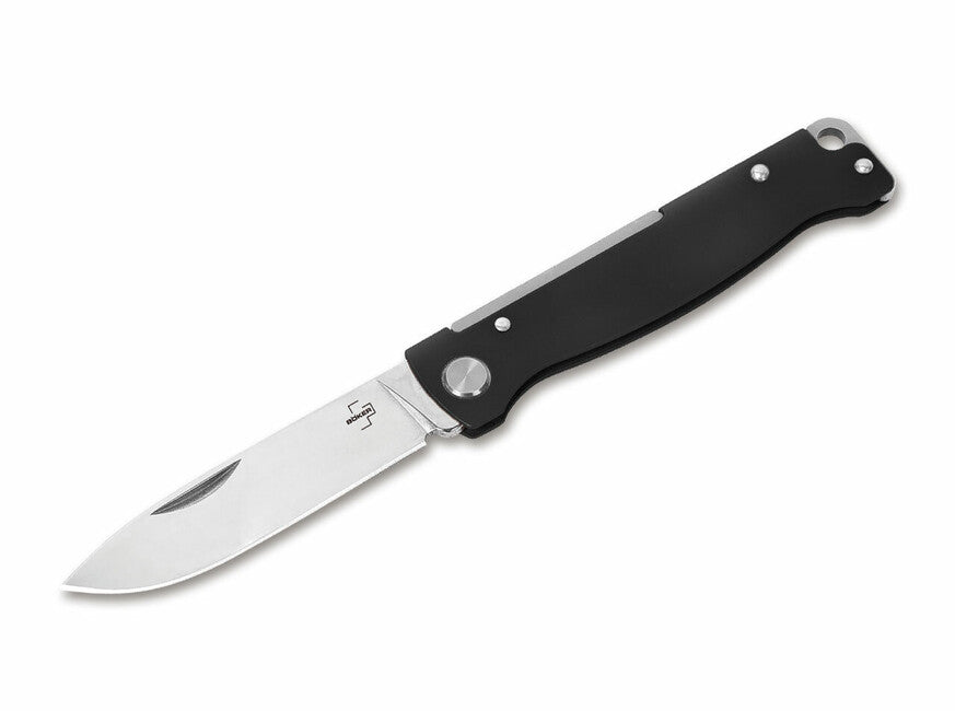 BÖKER Plus Atlas Black taschenmesser 6,7 cm, schwarz, rostfreier stahl