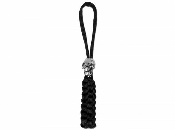 BÖKER Plus Black Skull Lanyard, schwarzer Anhänger