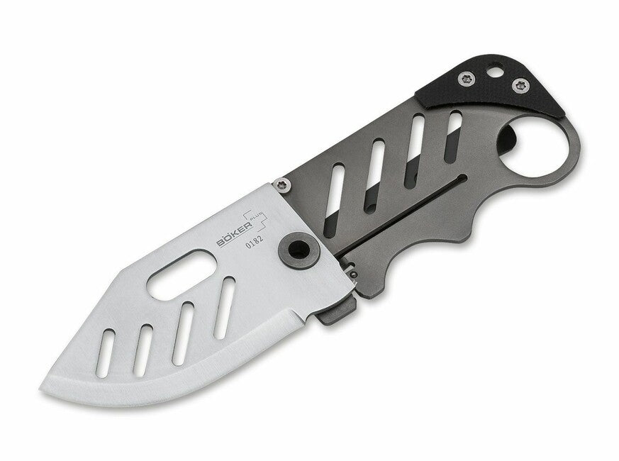 BÖKER Plus Kreditkartenmesser taschenhalsmesser 5,8 cm, titan