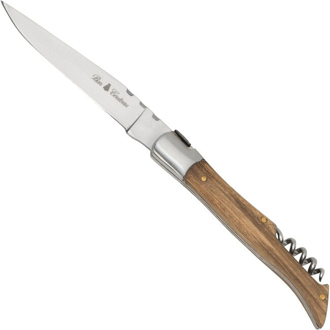 Bon Couteau Zebraholz Korkenz taschenmesser