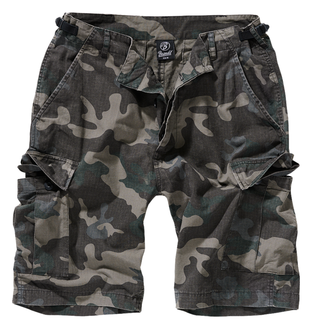 Brandit BDU Ripstop Shorts, darkcamo