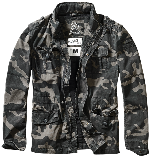 Brandit Britannia-Übergangsjacke, darkcamo