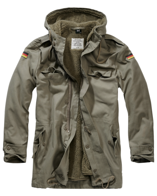 Brandit BW Parka mit Fahne, oliv