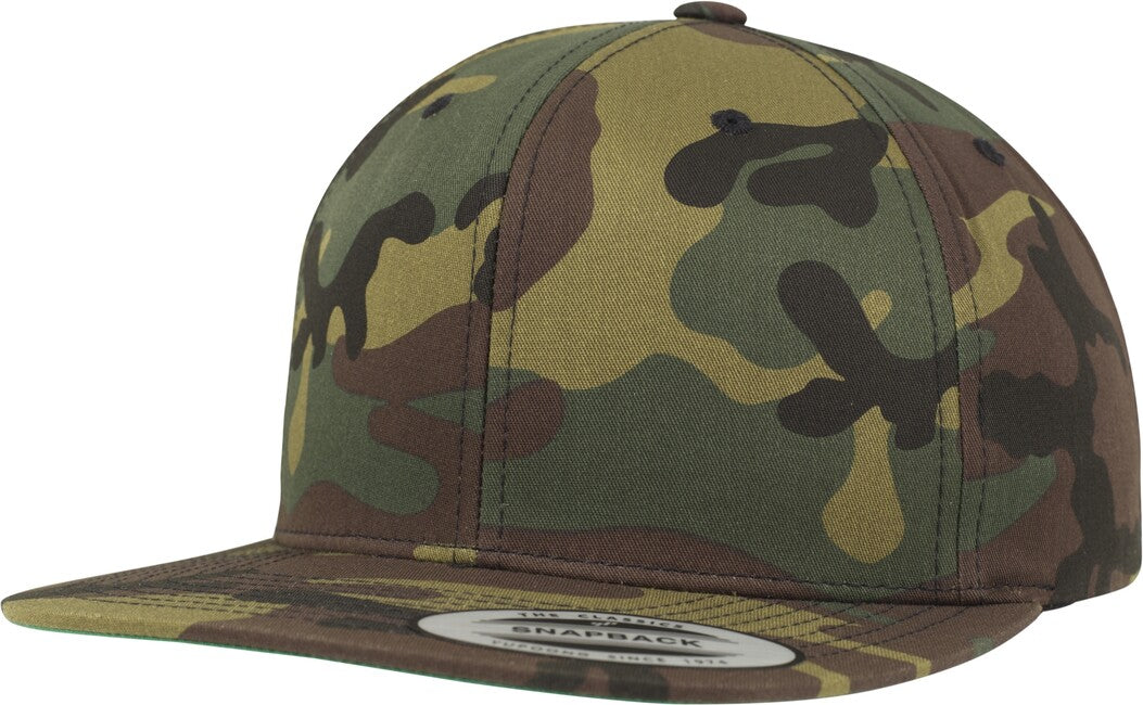 Brandit Camo Classic Snapback Kappe, woodland