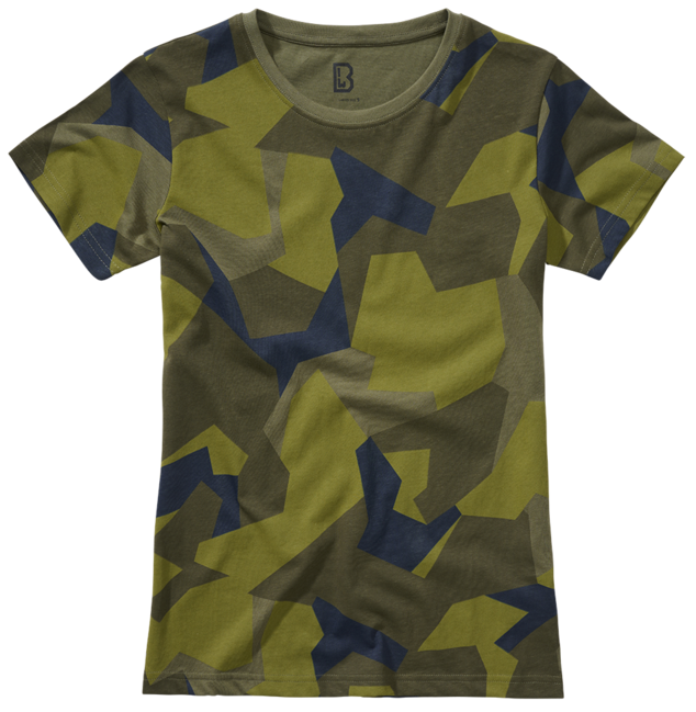 Brandit M90 damen-T-shirt, schwedisch camo