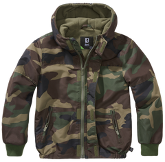 Brandit Frontzip Windbreaker otroška jakna, woodland