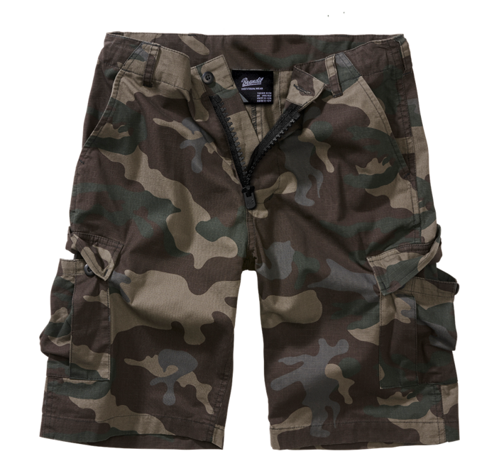 Brandit kinder BDU Ripstop Shorts, darkcamo