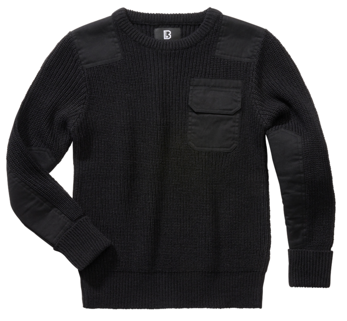 Brandit BW kinder Pullover, schwarz
