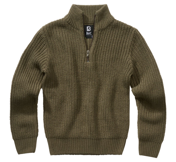 Brandit Marine Pullover Troyer, oliv