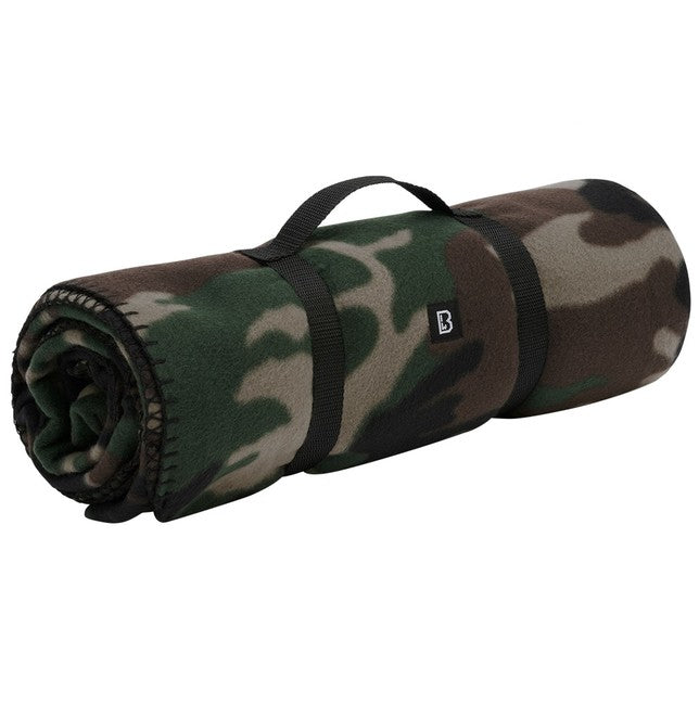 Brandit Fleece-Decke 135 x 175 cm, woodland
