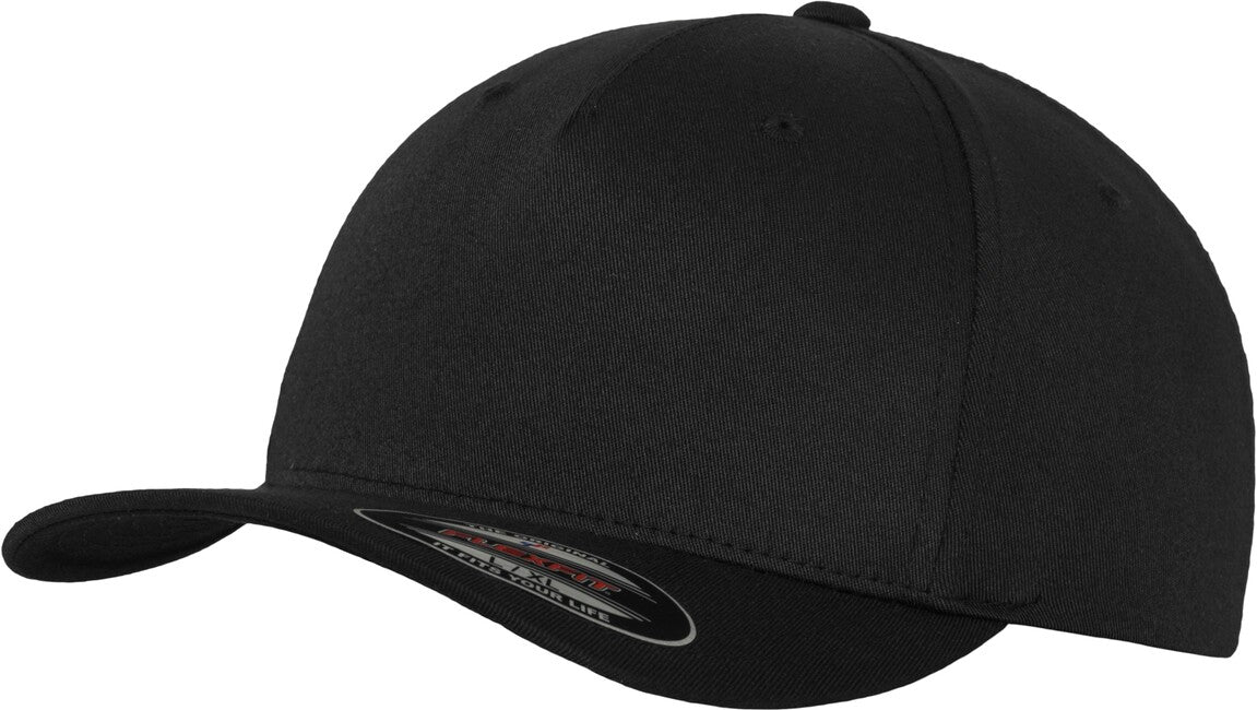 Brandit Flexfit 5 Panel Cap, schwarz