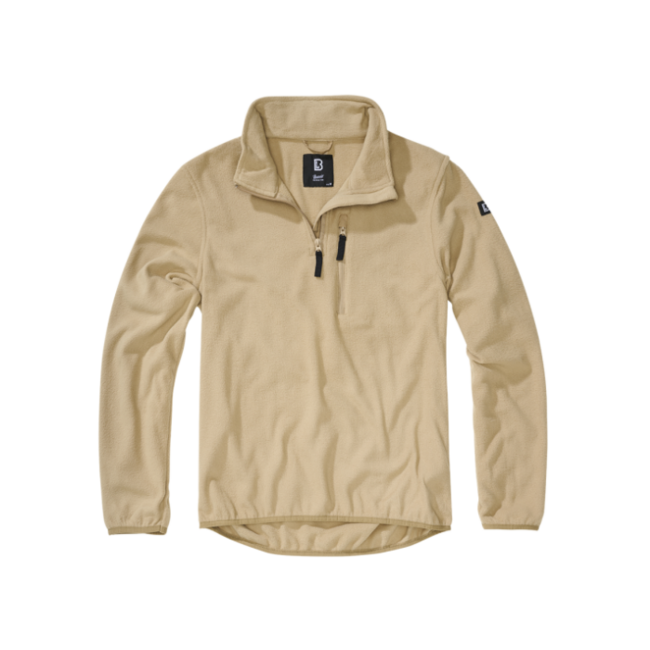 Brandit Troyer Fleece-Jacke, camel