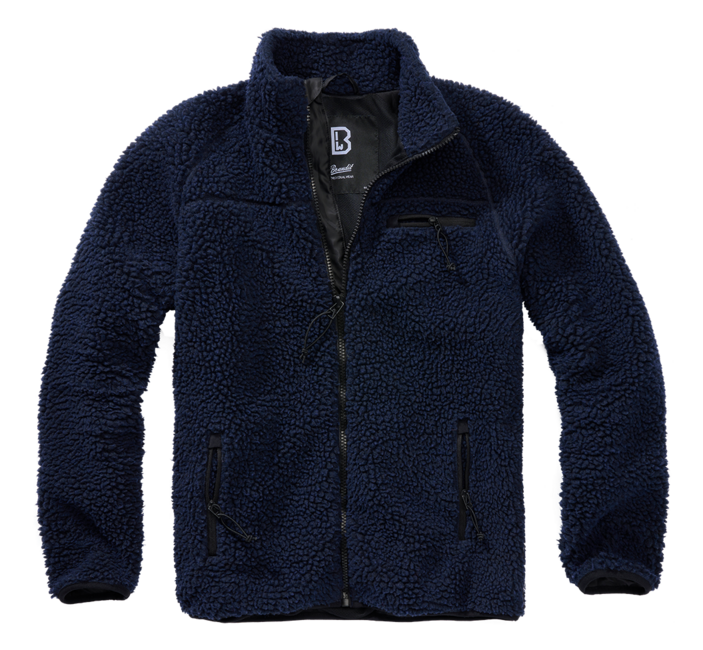 Brandit Teddyfleece Fleecejacke, navy blau