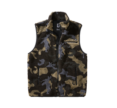 Brandit Teddyfleece fleeceweste, darkcamo