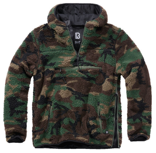 Brandit Teddyfleece Worker Fleece-Pullover, woodland