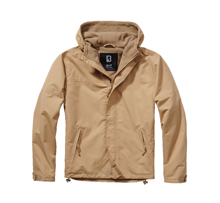 Brandit Frontzip Windbreaker Jacke, camel