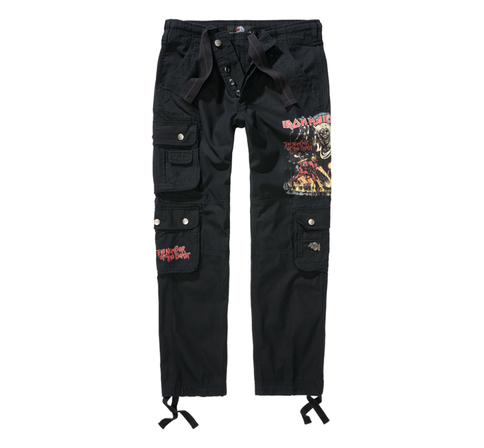 Brandit Iron Maiden Pure Slim hose, schwarz