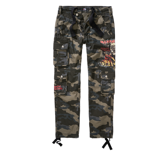 Brandit Iron Maiden Pure Slim hose, dunkel_camo