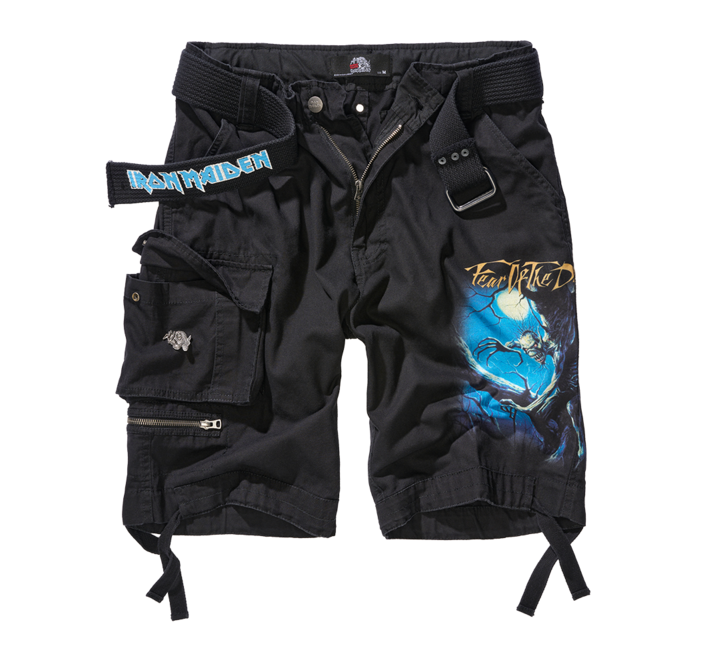 Brandit Iron Maiden Savage shorts, schwarz