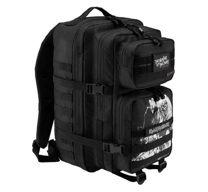 Brandit Iron Maiden US Cooper Backpack Eddy Glow 40L, schwarz