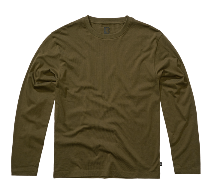 Brandit Premium langarm-T-shirt, oliv