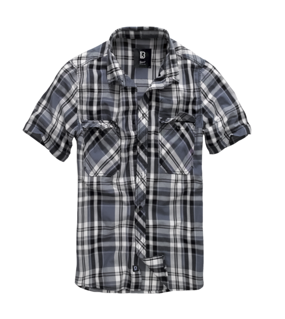 Brandit Roadstar kurzarm-shirt, schwarz-anthrazit