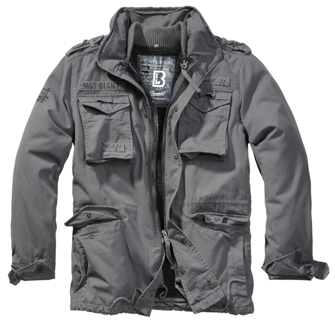 Brandit M65 Giant Winterjacke, anthrazitfarben